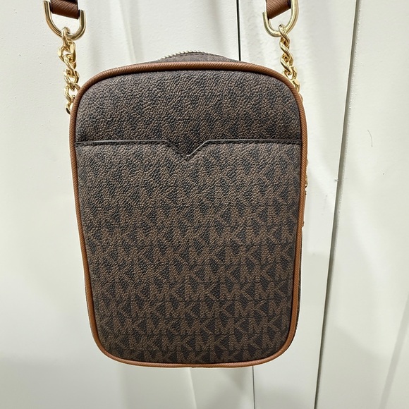 Michael Kors Dark Brown Messenger Bag - Picture 2 of 5